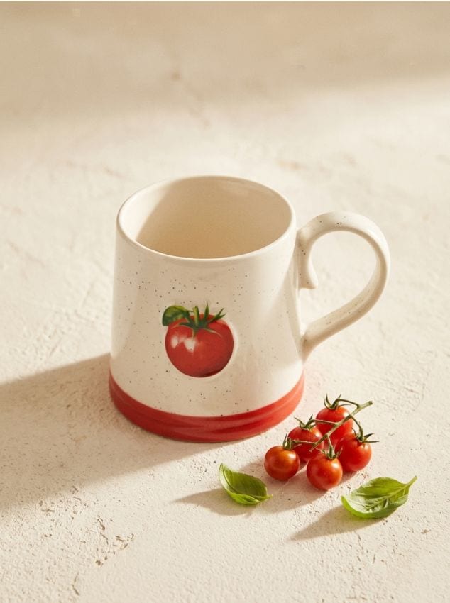 Sinsay - Cană cu motiv de legume - roșu