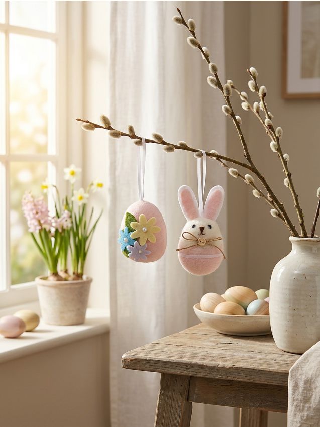 Sinsay - Decorațiune de Paște - roz-pastel