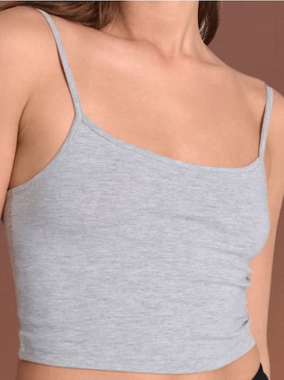 Crop top με λεπτές τιράντες