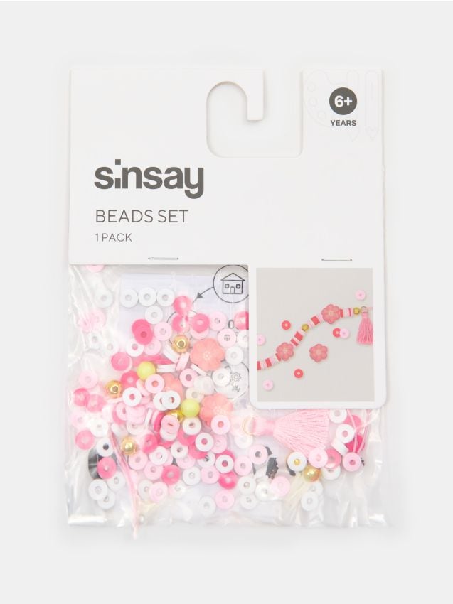 Sinsay - Kreatívna DIY sada - Náramok - horúca ružová