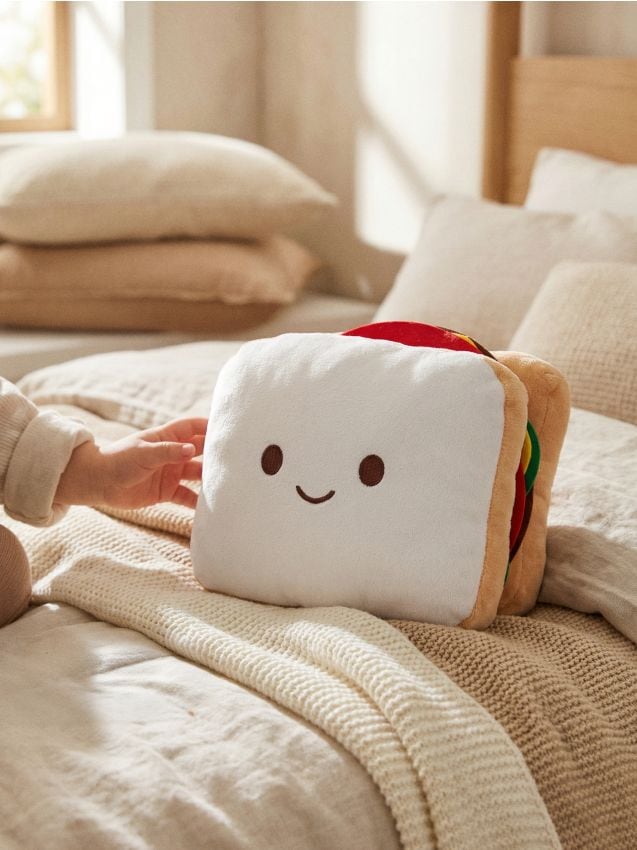 Sinsay - Jucărie de pluș în formă de sandviș - portocaliu