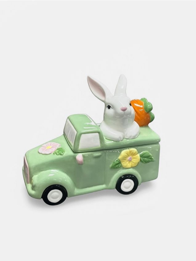 Sinsay - Decorațiune de Paște în forma unui iepuraș într-un camion - multicolor