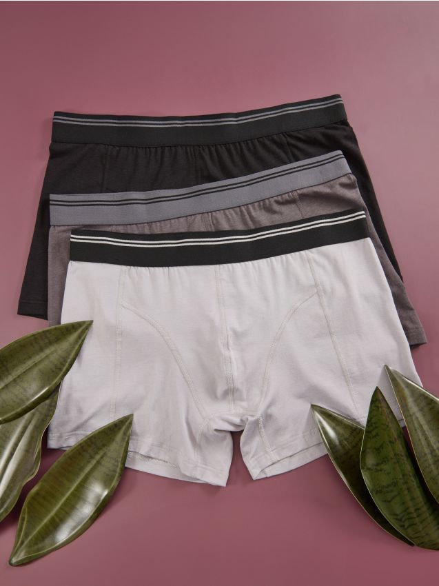 Sinsay - Bokserki Classic 3 pack - szary
