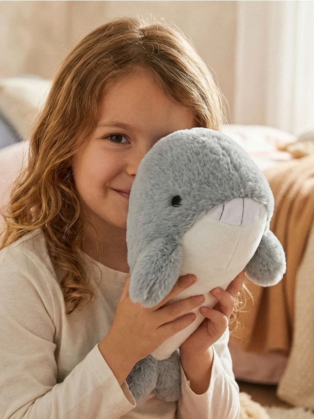 Sinsay - Jucărie de pluș balenă - gri deschis