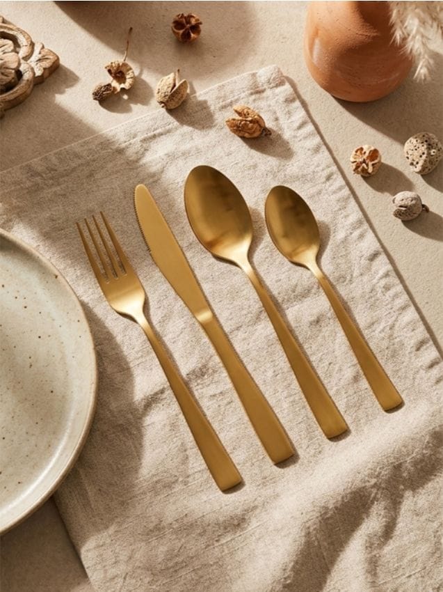 Sinsay - Set da 16 posate - oro