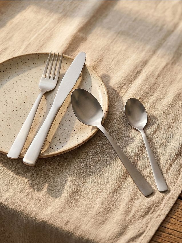 Sinsay - Set de tacâmuri 16 pachet - argintiu