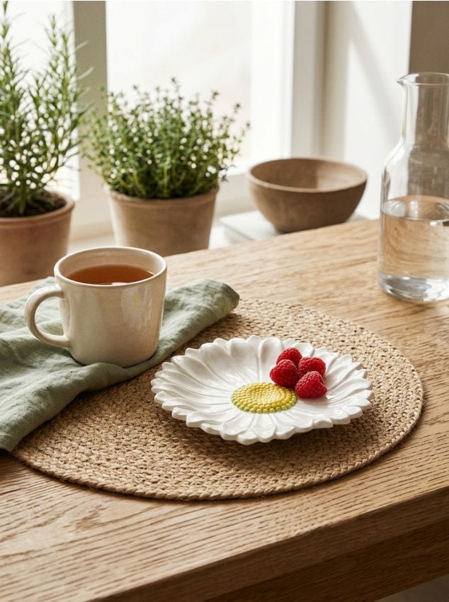 Sinsay - Platou pentru servire - alb