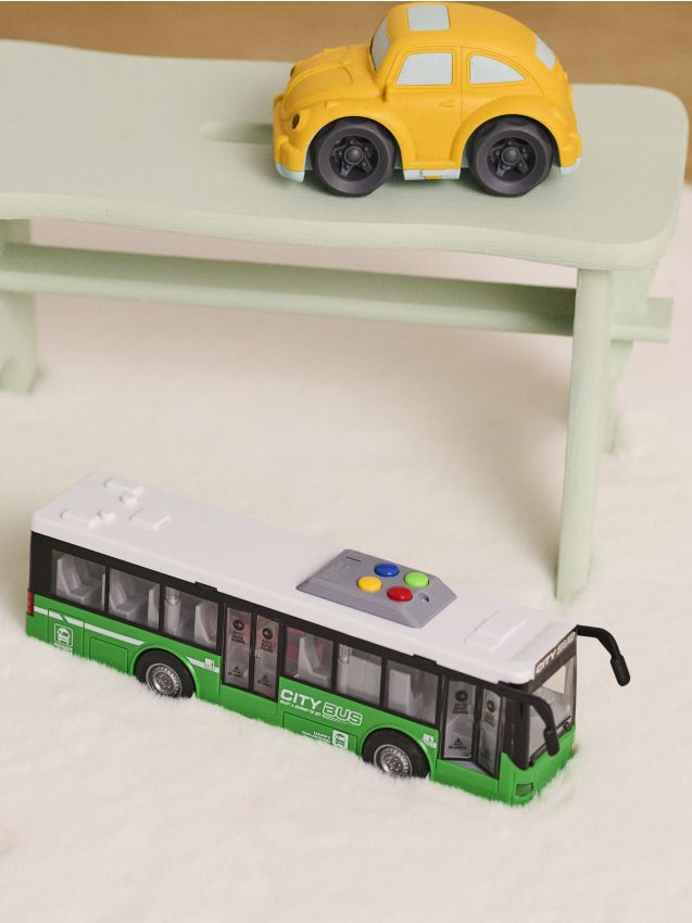 Sinsay - Hračka – Mestský autobus so zvukom a svetlom - zelená