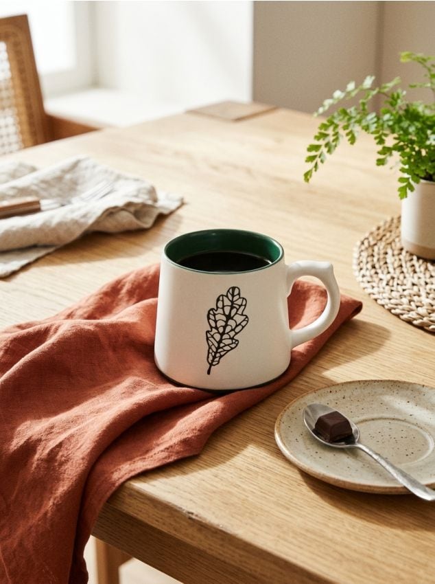 Sinsay - Cană ceramică cu imprimare - multicolor