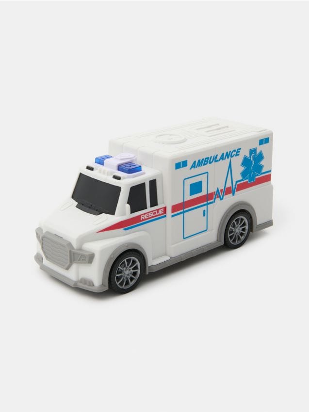 Sinsay - Jucărie - Ambulanță cu sunet și lumină - alb