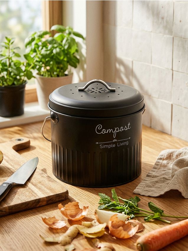 Sinsay - Recipient pentru compost - negru