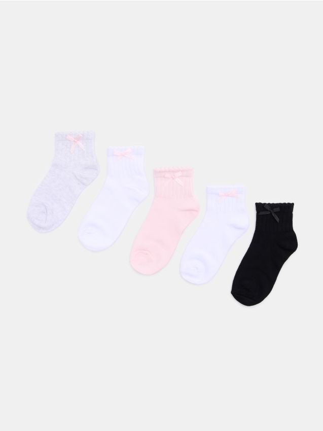 Sinsay - Șosete până la gleznă cu bumbac, pachet de 5 - multicolor