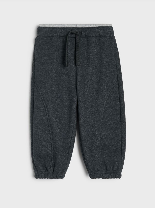 Sinsay - Pantaloni de trening tip jogger - negru