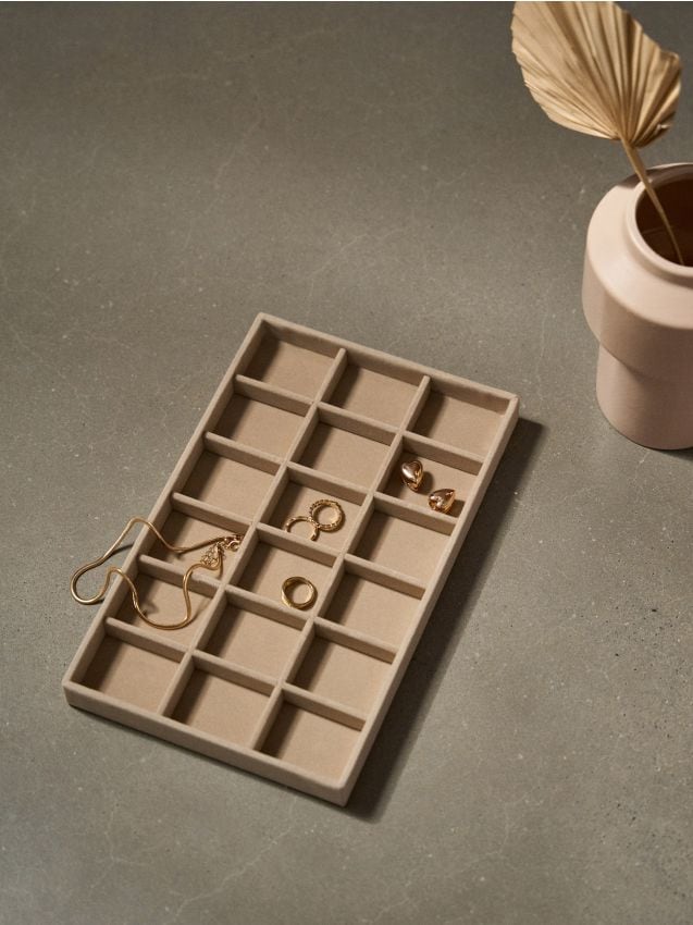 Sinsay - Organizator pentru sertar cu compartimente - bej