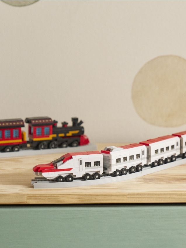 Sinsay - Hračky – stavebnica vlak Shinkansen - viacfarebná