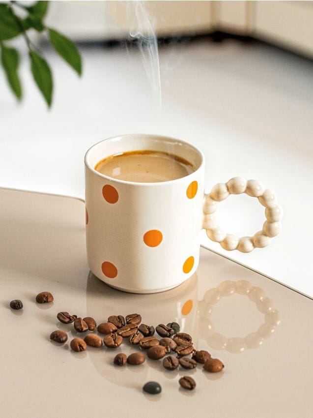 Sinsay - Cană ceramică cu toartă - galben