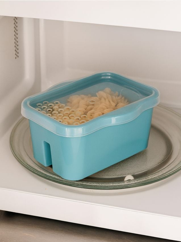 Sinsay Sinsay - Δοχείο με καπάκι για μαγείρεμα σε φούρνο μικροκυμάτων - ναυτικο μπλε