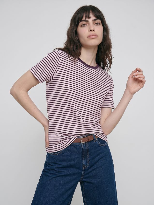 Sinsay - Tricou din bumbac în dungi - altele