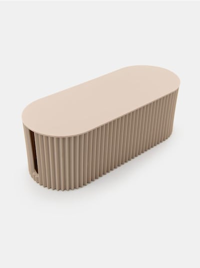 Organizator za kable z rebrastim pokrovom