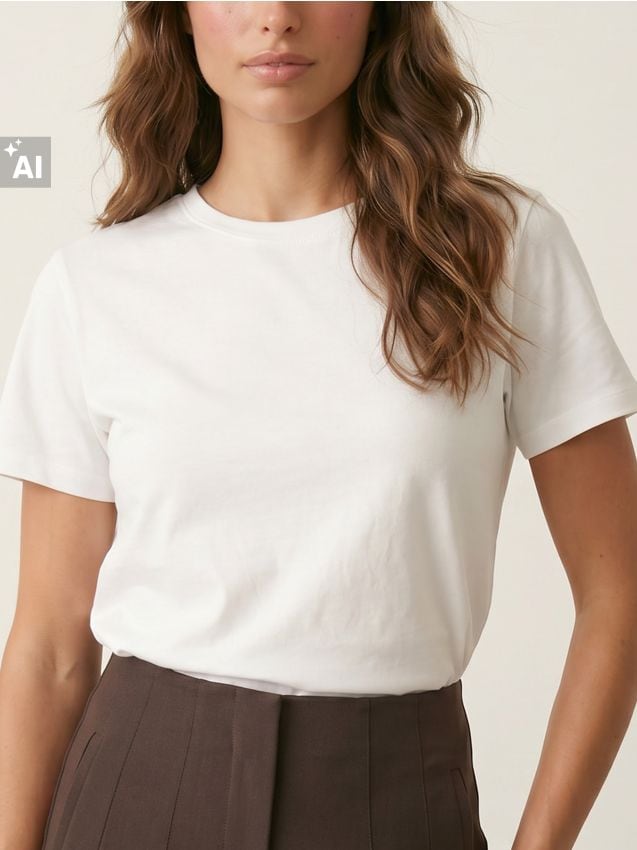 Sinsay - Tricou din bumbac basic - alb