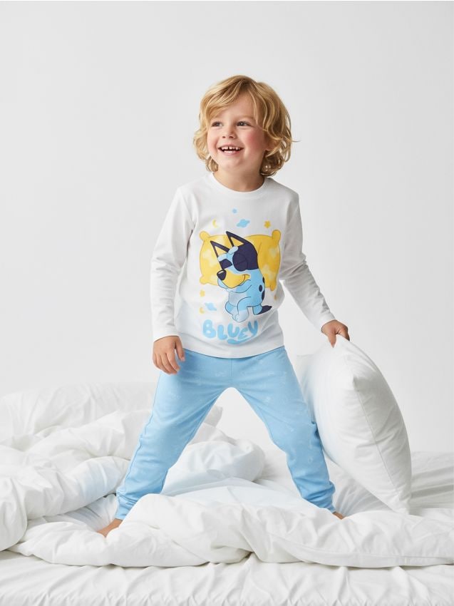 Sinsay - Dvojdielne pyžamo Bluey - krémová