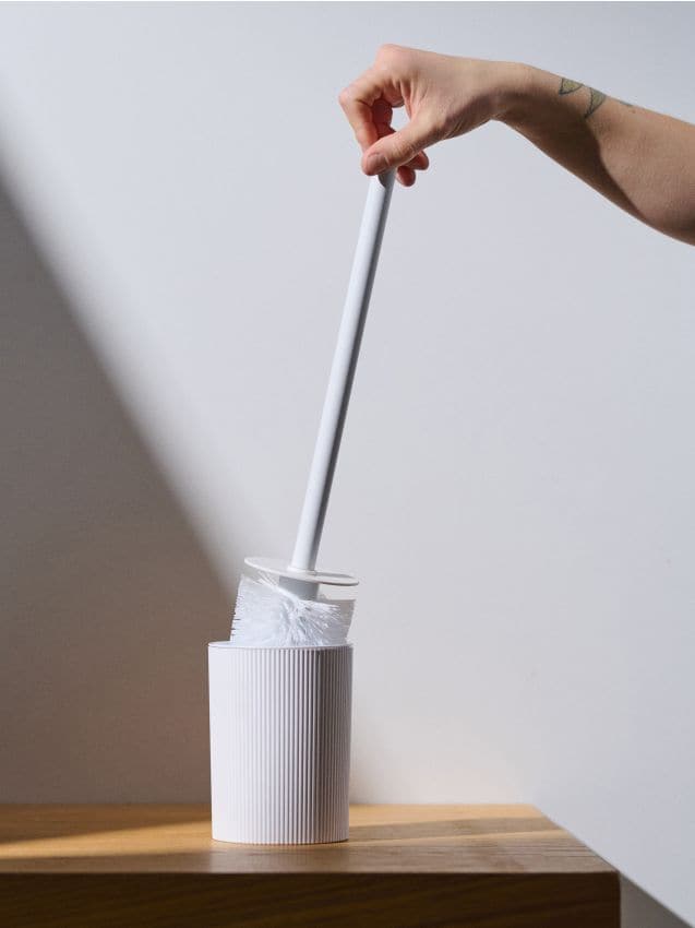 Sinsay - Perie de toaletă - alb