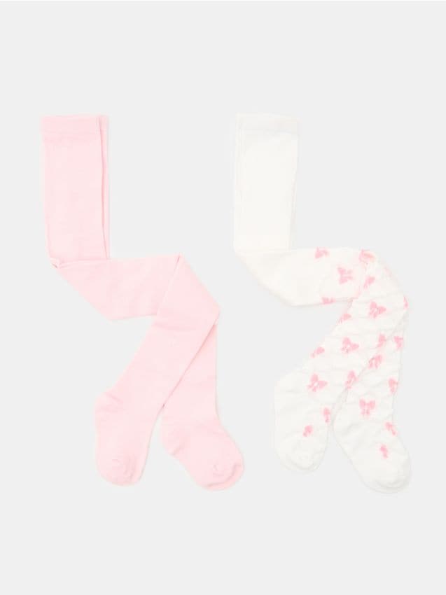 Sinsay - Colanți Din Bumbac 2 Bucăți - multicolor