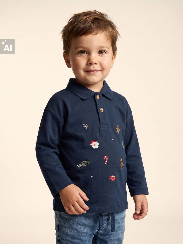 Sinsay - Kokvilnas polo krekls ar