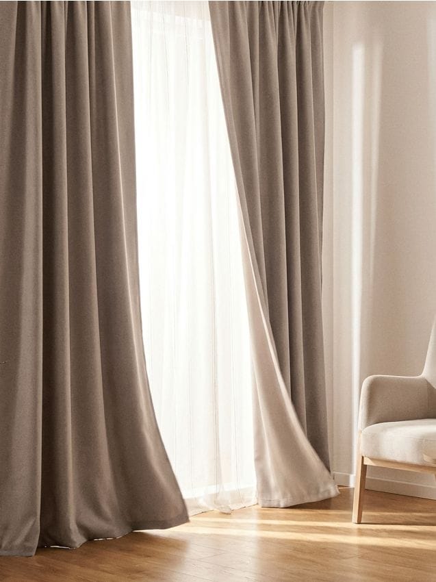 Sinsay - Záclona súprava 2 - béžová