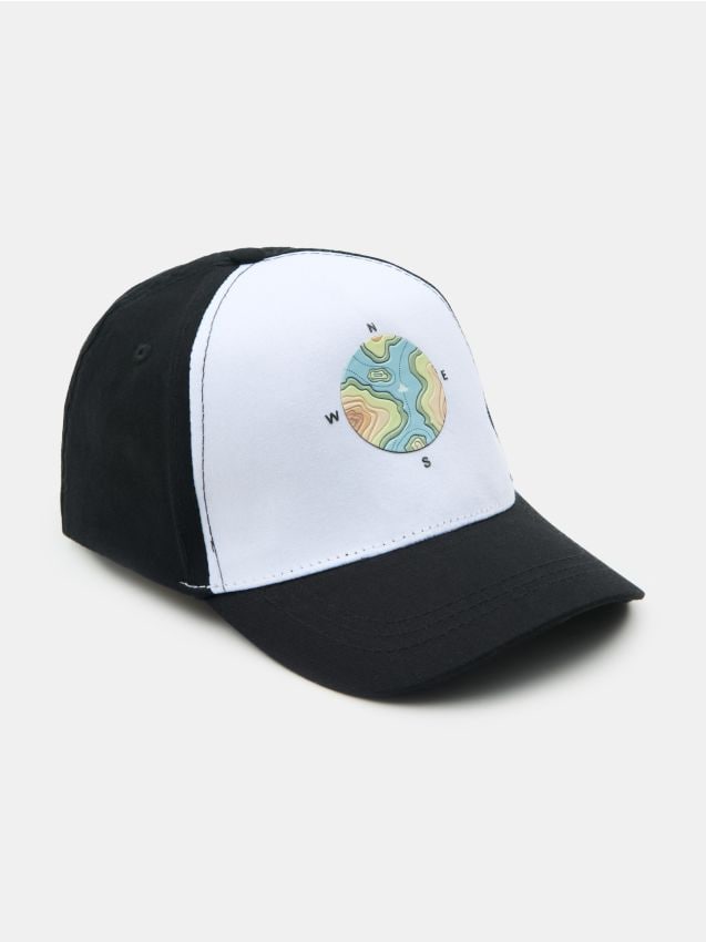 Sinsay - Șapcă cu cozoroc și petic - multicolor