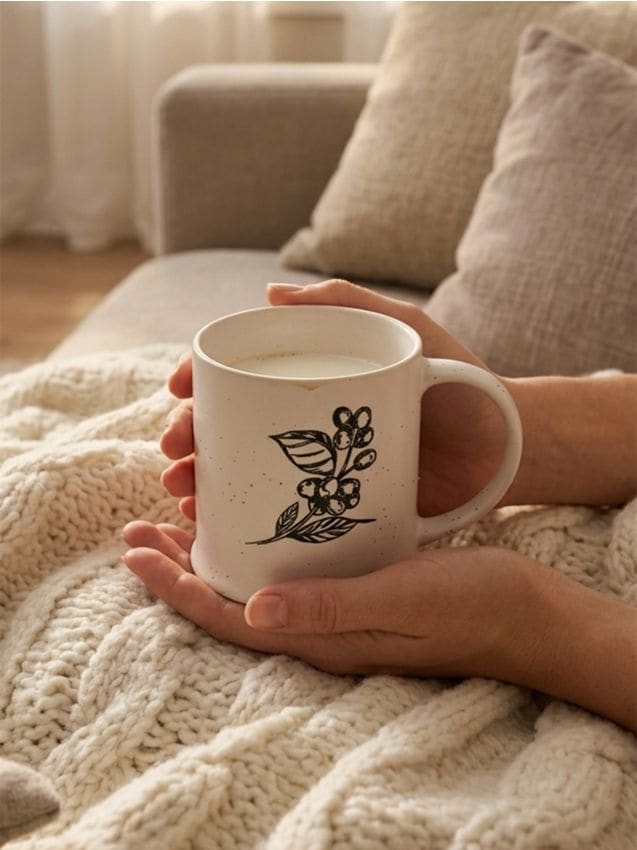 Sinsay - Cană ceramică cu imprimare - multicolor