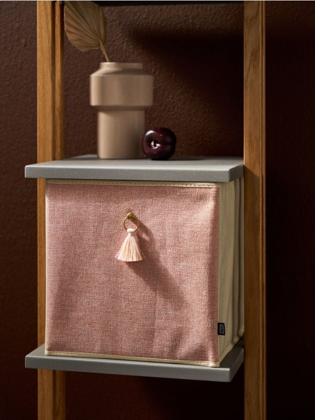 Sinsay - Cutie de depozitare uni cu ciucure - roz