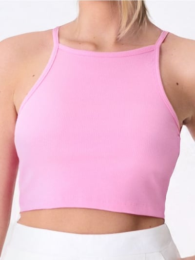 Crop top u stilu negližea