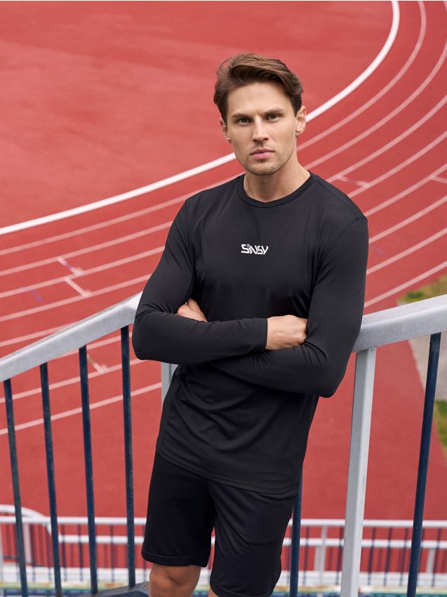 Sinsay - Pantaloni scurți sport - negru