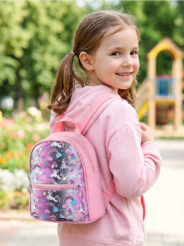 Sinsay - Rucsac cu motiv unicorn - roz