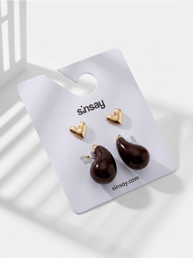 Set di orecchini 2 pack - multicolor