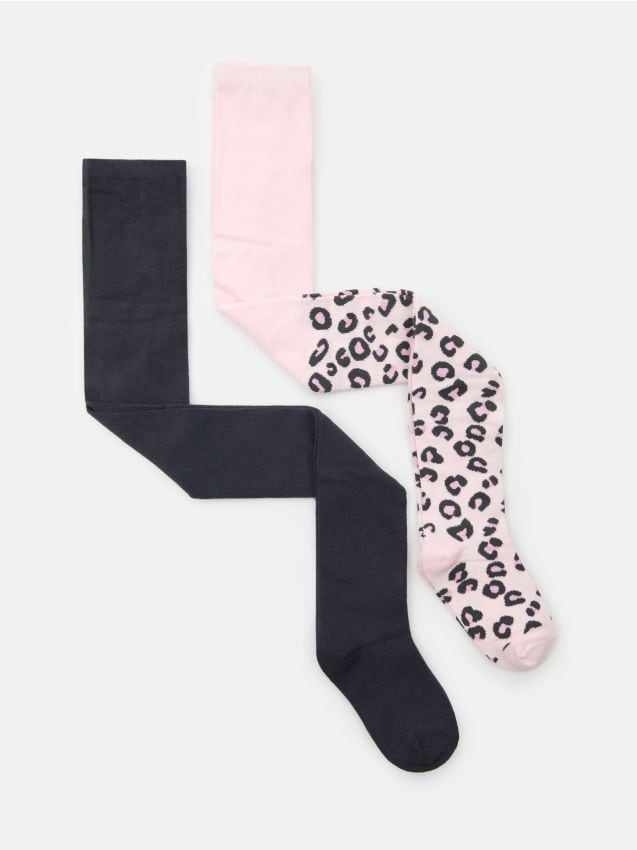 Sinsay - Colanți Din Bumbac 2 Bucăți - multicolor
