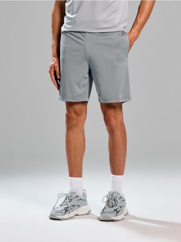 Sinsay - Pantaloni scurți sport SNSY PERFORMANCE - gri deschis