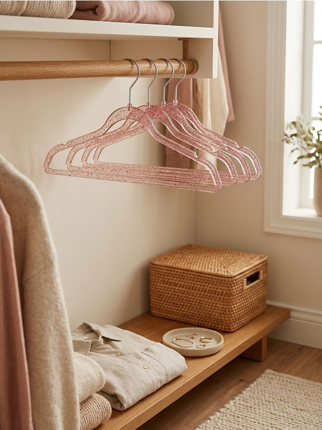 Sinsay - Set de 5 umerașe - roz-pastel