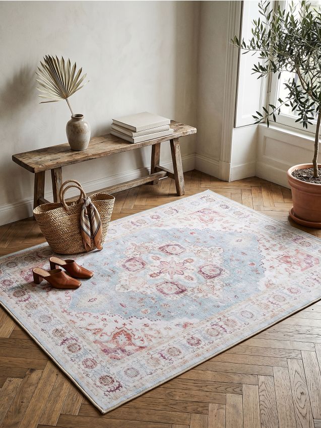 Tappeto con motivo orientale - multicolor
