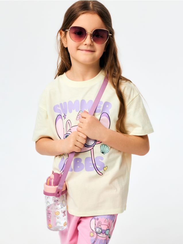 Sinsay - Sticlă de băut cu curea Lilo & Stitch - multicolor