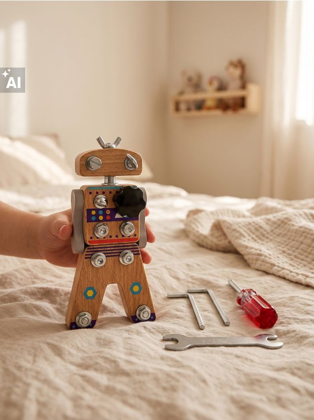 Sinsay - Set de unelte cu robot pentru asamblare - multicolor