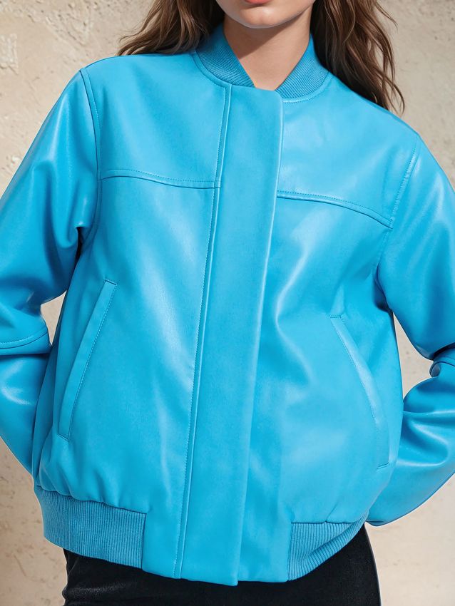 Kunstnahast bomber-jakk - SINSAY