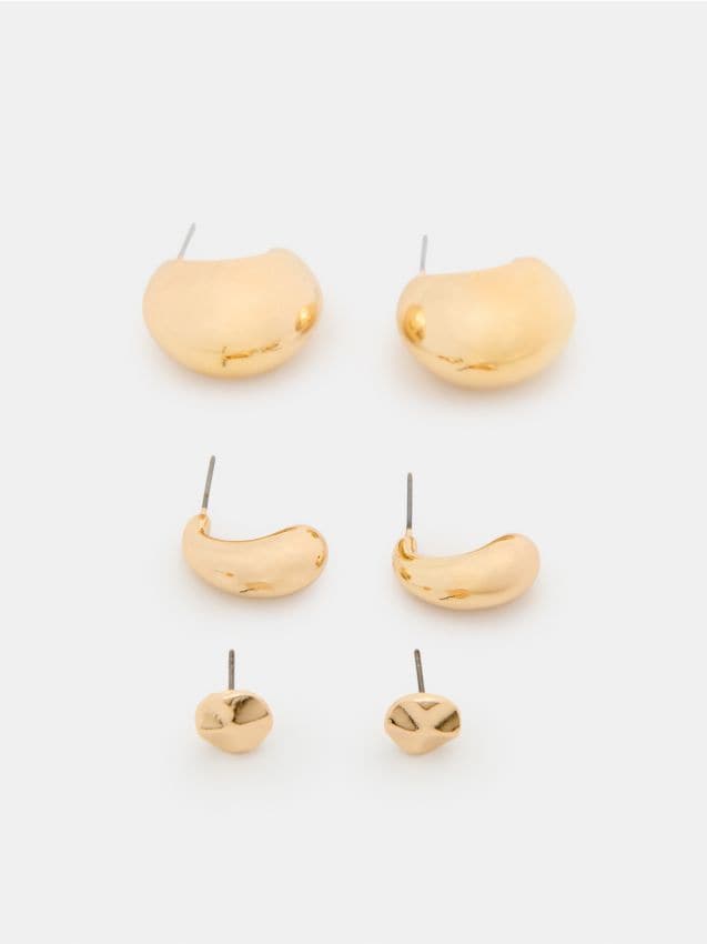 Set di orecchini 6 pack - oro