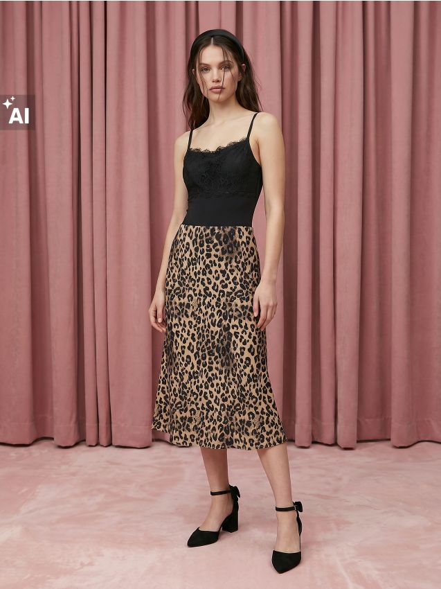 Sinsay - Suknja s leopard uzorkom