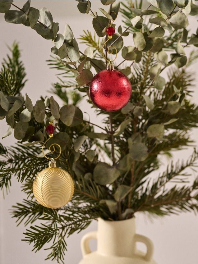 Sinsay - Balenie 40 vianočných ozdôb - červená