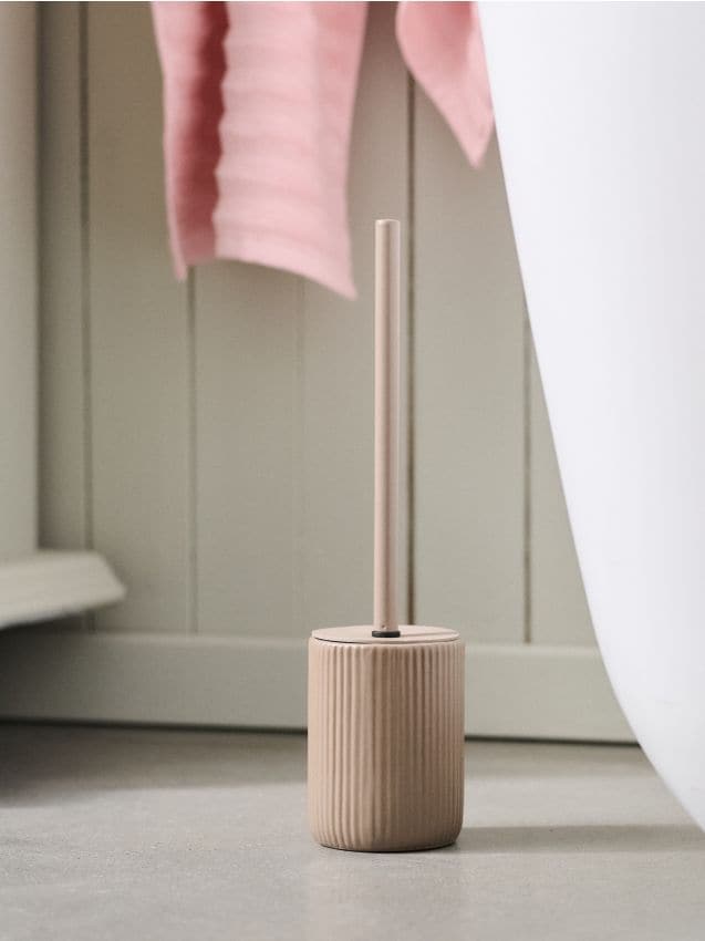 Sinsay - Perie de toaletă cu striații - cafeniu