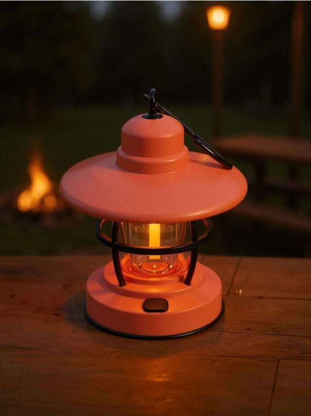 Sinsay - Kempingová lampa - červená