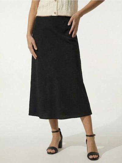 Viskoosist midi seelik külglõhikutega