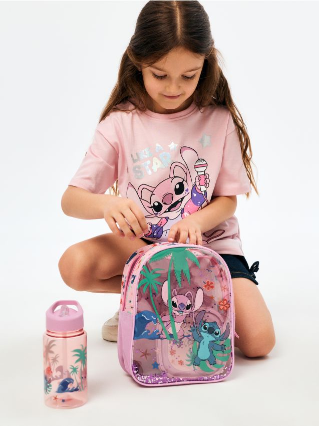 Sinsay - Set pentru mic dejun cu rucsac – bidon și cutie pentru mâncare Lilo & Stitch 3 pack - multicolor